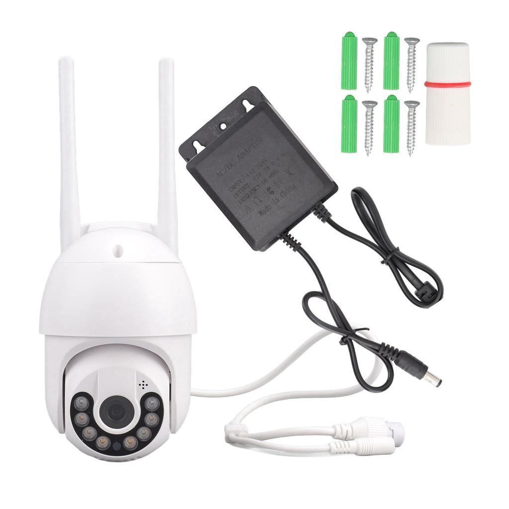 WIFI Smart Camera 2MP 1080P IP66 Waterproof Wireless Security Camera for Home Outdoor UK Plug