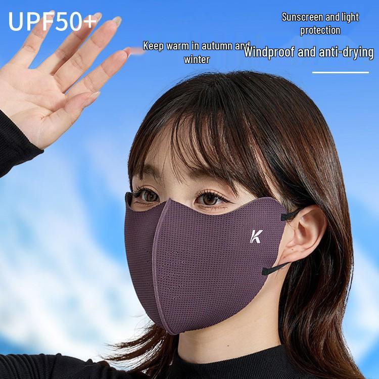 New Arrival: Autumn/Winter 3D Ice Silk Windproof Eye Mask for Women - Warm, Protective & Stylish