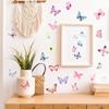 Beautiful Colorful Butterfly Self-adhesive Wall On The Living Room Children's Room Background Wall Decoration Stickers