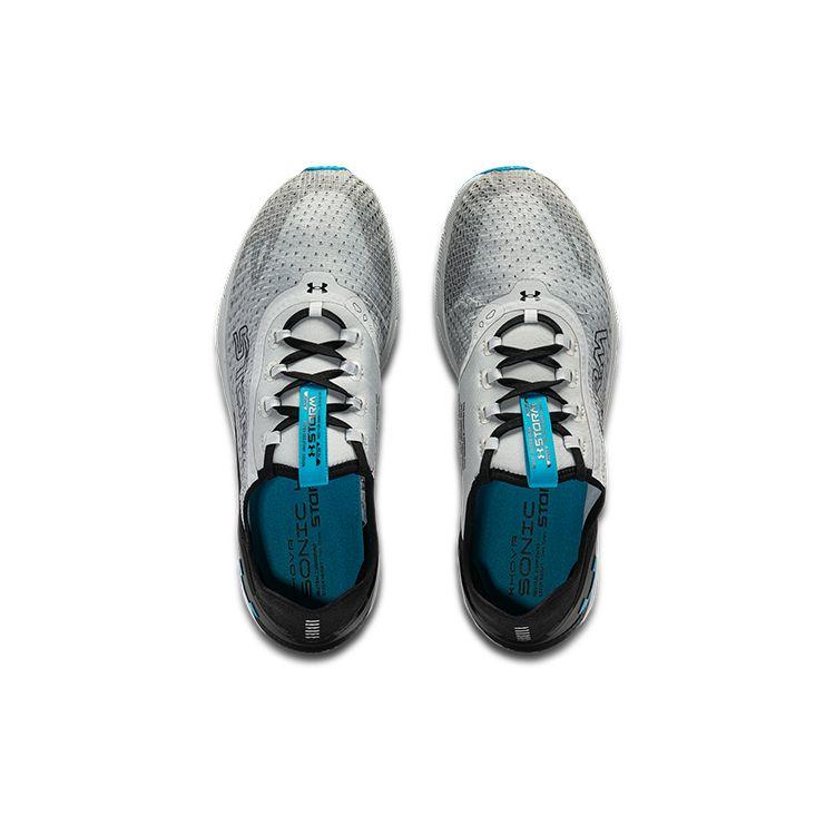 Under Armour HOVR Sonic 4 Storm Comfortable Fabric Low-Top Casual Running Shoes Women Sneaker Halo-Gray 3025486-102