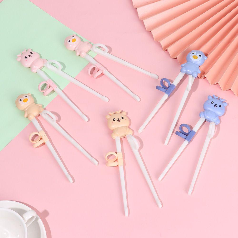 Cartoon Toughness Baby Tableware Learning Chopsticks Beginner Chopsticks Training Eating Helper