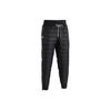 Solid Color Logo Drawstring Casual Pants Women Bottoms Black 1368673-001