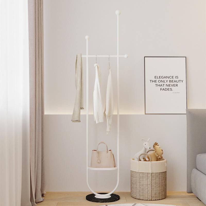 Stand Portable Clothes Rack Bedroom Floor Holder Clothes Hanger Hat Rack Home Modern Perchero De Pie Clothing Store Furniture