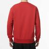 Adidas Solid Color Crew Neck Casual Pullover Long Sleeve Sweatshirt Men Sweatshirt Red JF3224