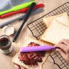 Silicone Jar Spatula Heat-Resistant Jam Spreader Cake Cream Butter Scraper Kitchen Baking Scraper for Jams Butter Frosting