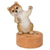Ubia Dancing Shiba Inu Smartphone Stand, 11.7 X 9.8 X 15.2 Cm, Shiba Inu Figurine, Animal Figurine, Dog, Music, Dancing, Cute, H20364