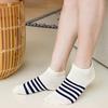 Abiruz Unisex Point Stripe Ankle Socks HM-2-UM