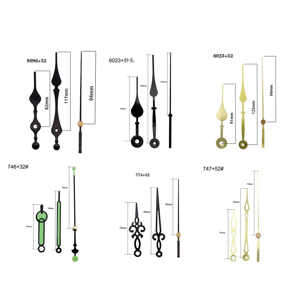 1Set DIY Luminous Silent Time Clock Movement Accessory Wall Repair Tool Part Household Tool Supplies for Beginners