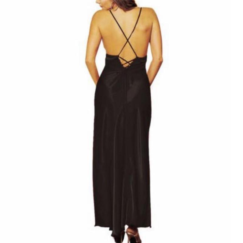 Women Sexy Nightwear Lace Nightgown Silk Sleepwear Lingerie Satin Sleepdress