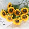 Vivid Artificial Sunflower Decorative UV-resistant Fresh Keeping Simulation Flower Party Favors