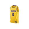 NBA Los Angeles Lakers LeBron James Icon Edition Jersey Yellow/Purple Unisex Streetwear DN2009-728