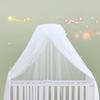 White Newborn Baby Infant Bed Net Mosquito Net Dome Foldable for Crib