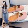Slippers Women Wear New Soft-soled Bag Head Half Slippers with Skirt and Lazy Slippers