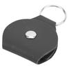 Stylish Guitar Picks Holder Soft PU Leather Plectrum Storage Case Keyring Guitar Accessory