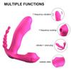 10-speed Three-in-one Wearable Butterfly Dildo Vibrator Female G-spot Stimulator Remote Control Vibrating Egg Masturbation Device Sex Toy