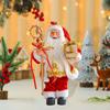Christmas Santa Claus Figurine Decoration Collectible Doll Tabletop Ornament for
