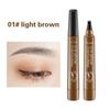 Waterproof Liquid Eyebrow Pencil for Women Long Lasting Cosmetic Microblading Brow Pencil 4 Points Makeup, None