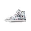 Chuck Taylor All Star Удобные высокие кроссовки для ходьбы Детская обувь Белый Голубой 772771C