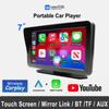 7 Inch Wireless Apple Carplay Android Auto Multimedia Player Touch Screen MirrorLink FM Transmit 5G WiFi Support Youtube