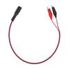 22AWG Power Cable Connector 2.1 X 5.5mm DC Female Jack To Dual Alligator Clip Connector Cable Adapter