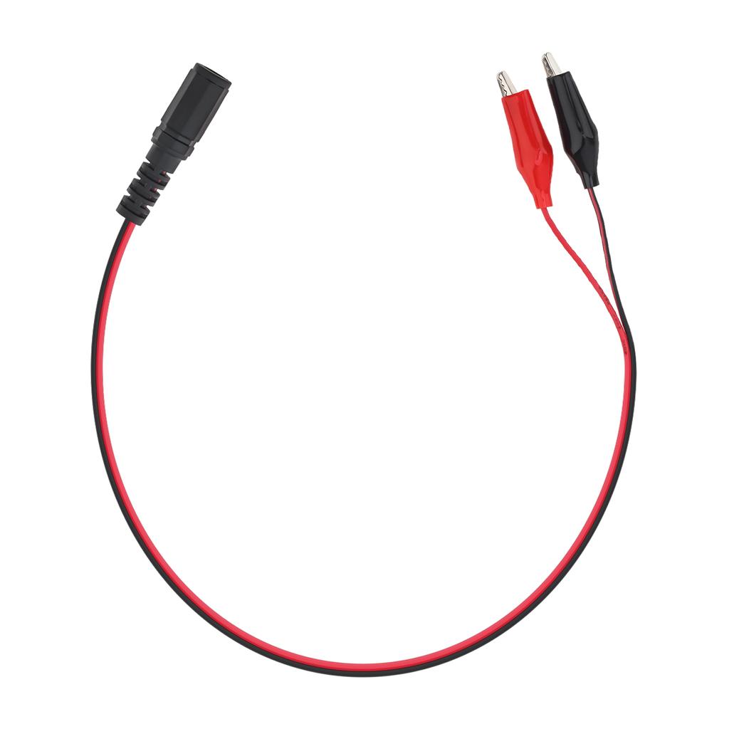22AWG Power Cable Connector 2.1 X 5.5mm DC Female Jack To Dual Alligator Clip Connector Cable Adapter