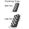 Magnetic Folding Chess Set Gold Silver Portable Travel Board Game Beginner Friendly Educational Fun For Children Adults
