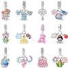 Медь Медведь Кролик Коала Радужный Конь Фламинго Принцесса Шармы Бусины Подходят Пан Оригинальные Браслеты DIY Ювелирные Изделия
