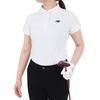 Golf Short Sleeve Polo Shirt Thermal UV 0 [New Balance] Women's (KoKaGeMAX Cooling, Protection, Stretch) / 012-4168503 030_White [S]