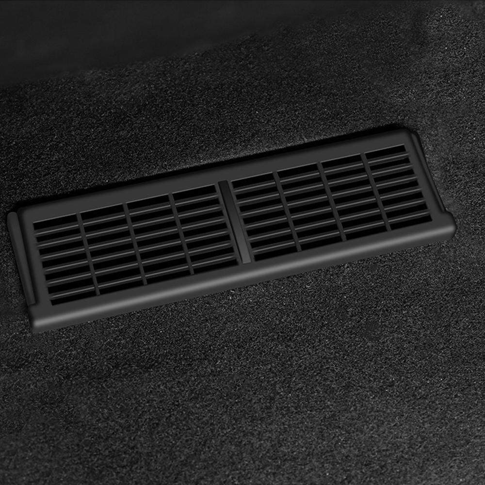 Decoration Modified Car Air Outlet Cover Model Y Accessories 2pcs For Tesla Model Y Under Seat Vent Protection Cover Dustproof Protect Covers