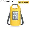 30L PVC Waterproof Dry Bag Outdoor Diving Foldable Storage Beach Swimming Bag Rafting River Ocean Backpack