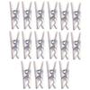 Clothespin - - 2.9 Cm - Transparent - Set of 16 - Ideal for Creations
