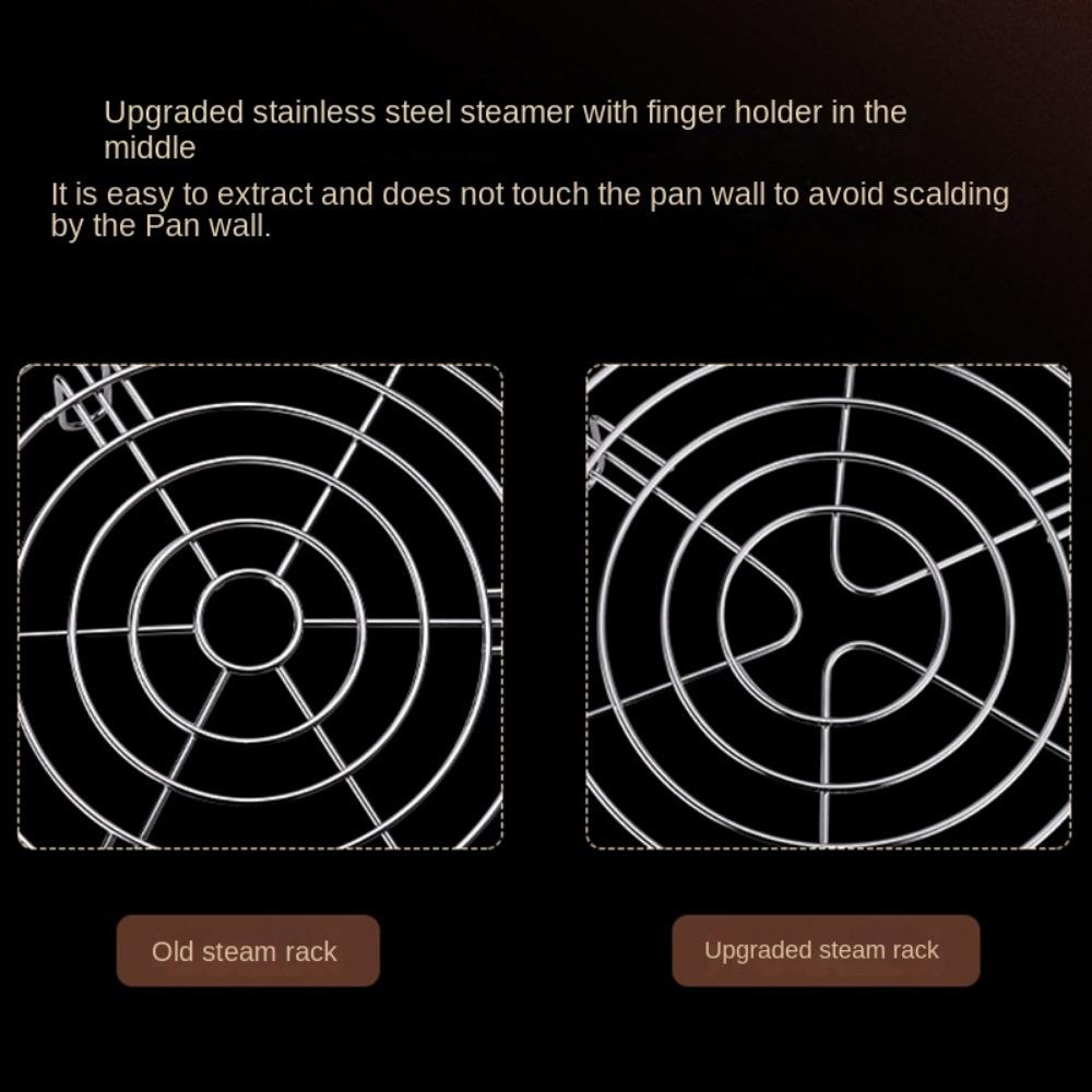 New 304 Stainless Steel Kitchen Accessories Steamer Rack Steamer Shelf Cookware Pot Steaming