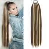 Synthetic Hair Extensions Long Straight False Horse Tails Fake Hairpiece For Brown Blonde Wig For Women Waer