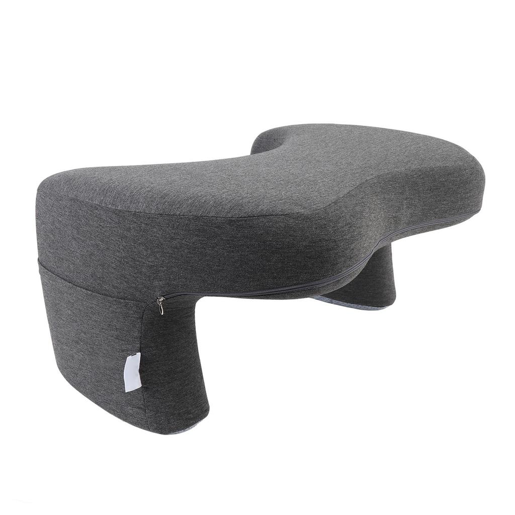 Armrest Gaming Pillow Memory Foam Lap Desk Pillow Reading Gaming Pillow with Pockets for Sofa and