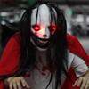 Halloween Ghost Face Mask Novelty Halloween Household Products Ghost Face Horror Mask Realistic Shape 160 Grams Long Haired Mask