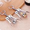 1PC Portable Zinc Alloy Red Wine Bottle Opener Wing Type Metal Cork Drill Bottle Opener Cork Drill Bottle Extractor