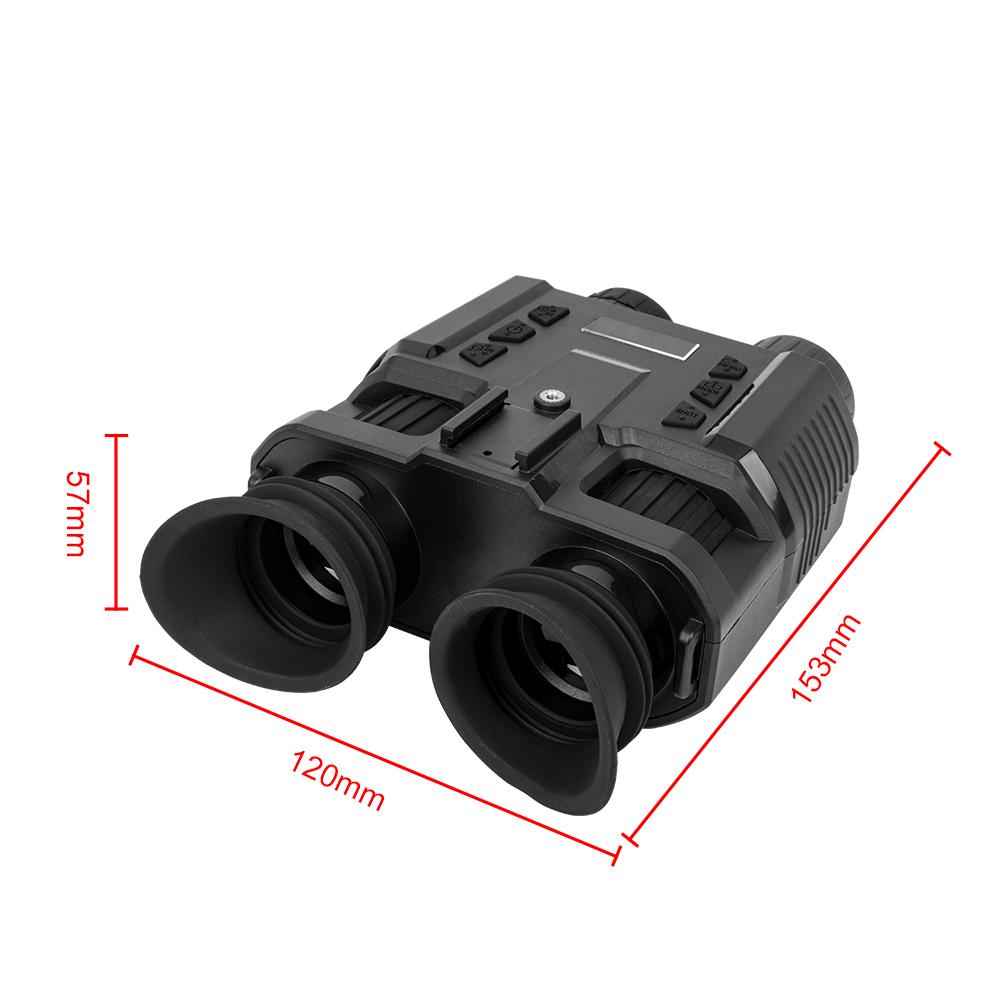 NV8000 Helmet 3D Night Vision Goggles IR 1080p HD Infrared NV Binocular Naked Eye 3D Helmet Eyepiece Head Mount Darkness