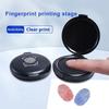 1Pcs Mini Stamp Pad Waterproof Thumbprint Ink Pad Fingerprint Ink Pad  Identification Security