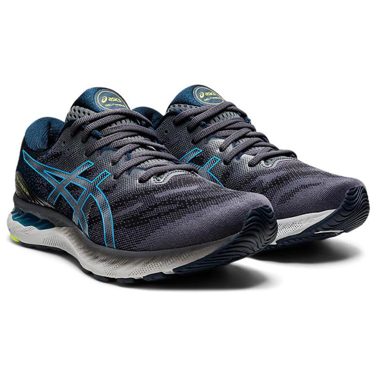 New Asics Gel Nimbus 23 4E Wide 'Carrier Grey Digital Aqua' 1011B005-020