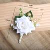 Simple Groom Rose Boutonniere Delicate Wedding Accessories Wedding Suit Corsage  Western