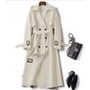 Trench Coat Women In The Long Section of The Spring and Fall New Korean Version of The Large Size Coat Over The Knee Jacket