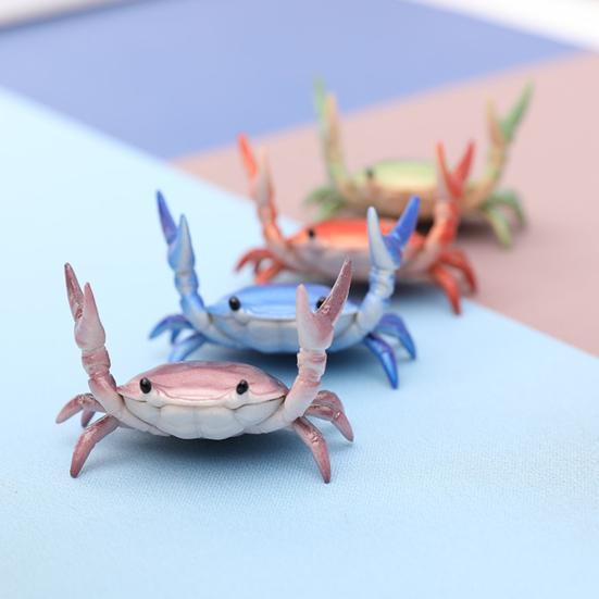 Weightlifting Crab Pen Holder Creative Desktop Organizer Decorative Desk Accessory for School Office Home Desk