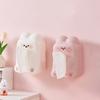 Cartoon Rabbit Tissue Box Wall Mounted Paper Drawing Box Cute Tissue Storage Box Kitchen