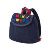 Backpack Baby Backpack Rucksack Denim Logo Bag Bag Boys Girls Baby Kids Baby Clothes Clothes Multicolor [MIKI HOUSE] Children's 10-8202-496