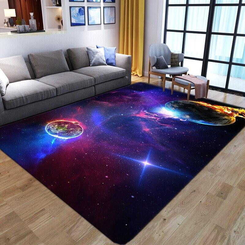 Green Flame Flannel Rug Horrible Skull Carpets Antislip Living Room Large Boys Room Mat Home Hot Sale Fashion 3D Printing Carpet