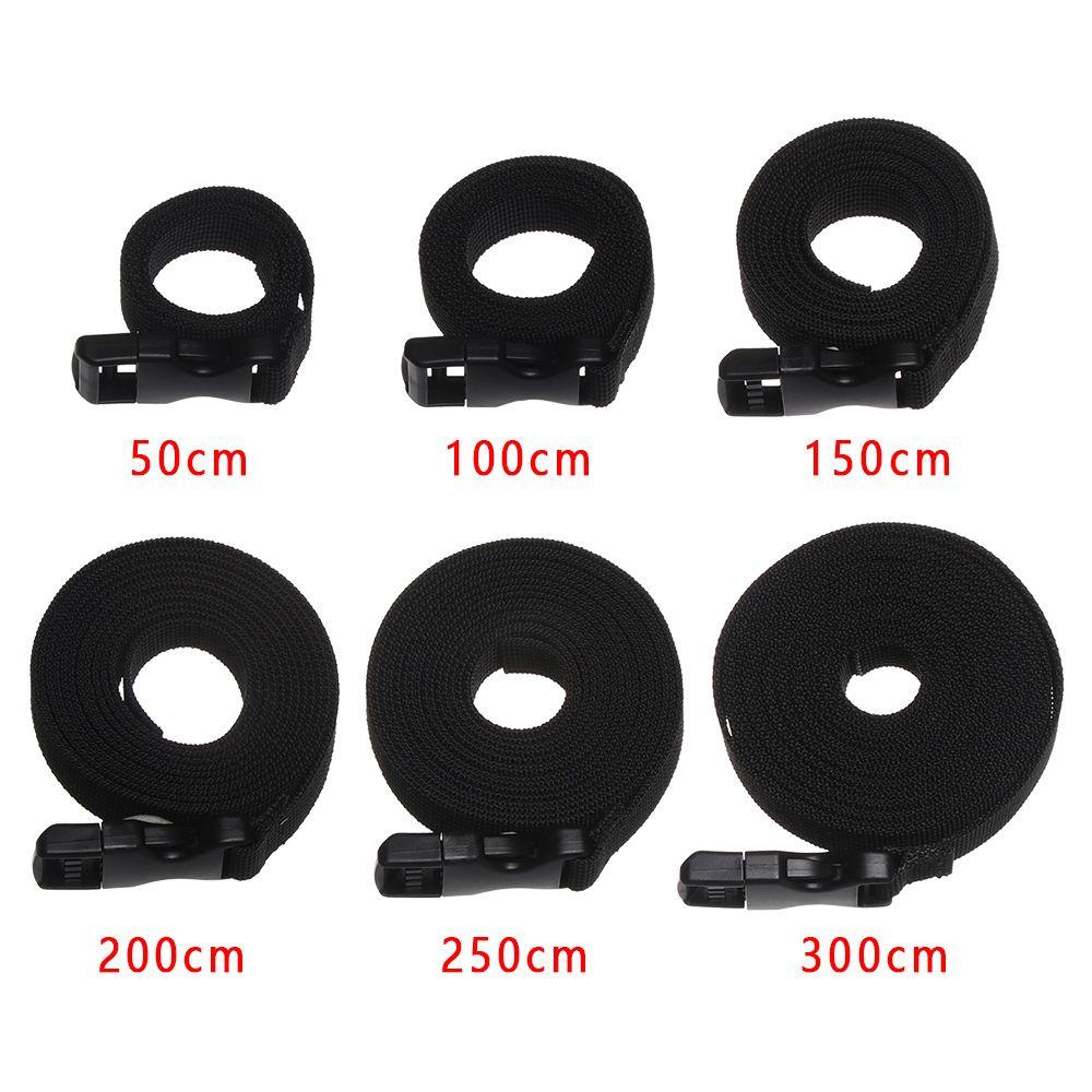 Outdoor Travel Tied Kits Cam Buckle Cargo Tie Nylon Travel Tied Tighten Belt Strap Release Buckle