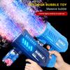 Kids Bubble Maker Machine with Light 10 Holes Portable Toddlers Handheld Automatic Bubble Blower Toy Boys Girls Birthday Gift