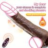 Black Big Dildo Penis Telescopic Heating Dildos Vibrator Massager Huge Realistic Penis G-spot Vibrators Sexy Adult Sex Toys 18