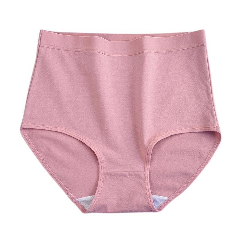 High Quality Comfort High-waisted Women's Panties Cotton Tummy-tucking and Hip-lifting Mom's Large-size Panties Female Cotton Panties Sexy Briefs