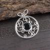 Black Onyx 925 Solid Sterling Silver Pendant, Handmade Gemstone Jewelry Pendant For Memorial Day